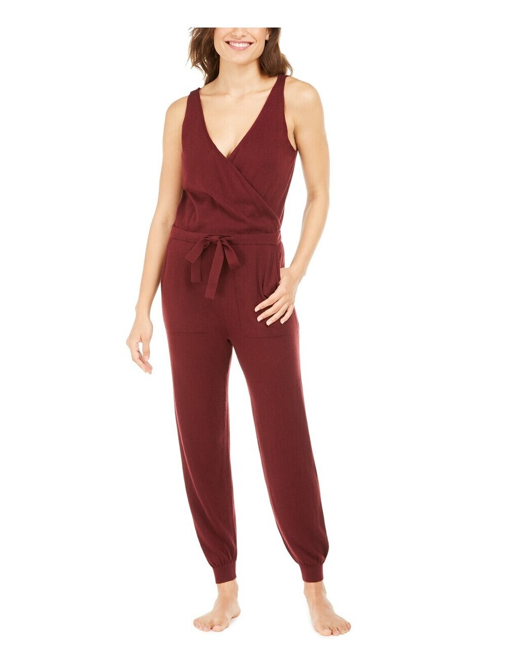 Alfani Womens 1-Pc. Pajama Jumpsuit Size M